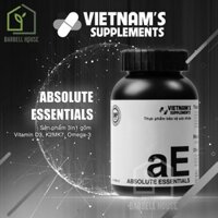 Viên uống D3 K2 [Absolute Essentials (aE)] - giúp tăng sức khoẻ xương khớp, tốt cho mắt - não, sinh lý nam nữ - 60 viên