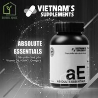 Viên uống D3 K2 [Absolute Essentials (aE)] – giúp tăng sức khoẻ xương khớp, tốt cho mắt – não, sinh lý nam nữ – 60 viên