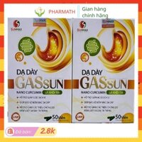 Viên Uống Dạ Dày GASSUN - Hỗ Trợ Giảm Acid Dịch Vị, Bảo Vệ Niêm Mạc Dạ Dày - Lọ 30 Viên