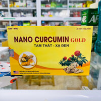 Viên uống dạ dày Tam Thất Xạ Đen Nano Curcumin - Hộp 30 viên