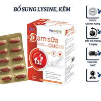 Viên uống đạm sữa bổ sung Lysine, kẽm và một số vitamin cho cơ thể - Hộp 60 viên