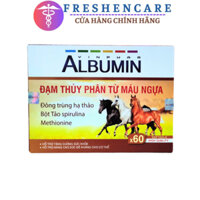 Viên uống đạm thủy phân  ALBUMIN Giúp tăng cường sức khỏe nâng cao sức đề kháng - Hộp 60 viên (màu vàng)