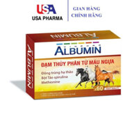 Viên uống đạm tổng hơp ALBUMIN Giúp tăng cường sức khỏe nâng cao sức đề kháng - Hộp 60 viên