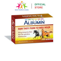 Viên uống đạm tổng hơp ALBUMIN Giúp tăng cường sức khỏe nâng cao sức đề kháng - Hộp 60 viên