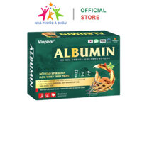 Viên uống đạm tổng hơp Vinphar ALBUMIN Giúp tăng cường sức khỏe nâng cao sức đề kháng - Hộp 60 viên