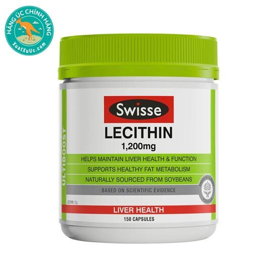 Viên Uống dành cho phụ nữ Swisse Lecithin 1200mg 150 viên