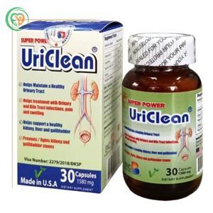 Viên uống đánh tan sỏi thận Super Power UriClean 680mg hộp 30 viên