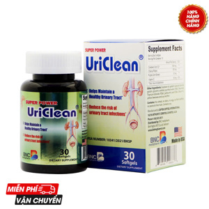 Viên uống đánh tan sỏi thận Super Power UriClean 680mg hộp 30 viên
