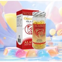 Viên uống dầu cá Alaska Deep Sea Fish Oil Omega-3 Nu-Health hỗ trợ tăng cường thị lực, tốt cho tim mạch, não bộ 100 viên