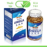 Viên uống Dầu cá Alaska Omega 3.6.9 Gia Nguyễn (Lọ 100 viên) tăng thị lực giảm máu mỡ d