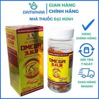 Viên Uống Dầu Cá Alaska Omega 3.6.9 With Coenzym Q10 USA Pharma Hộp 100 Viên –