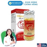 Viên uống dầu cá Alaska Nu-Health Deep Sea Fish Oil Omega-3 1.000mg 100 viên