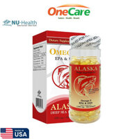 Viên uống dầu cá Alaska Nu-Health Deep Sea Fish Oil Omega-3 1.000mg 100 viên