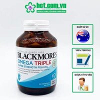 Viên uống dầu cá Blackmores Omega Triple Super Strength Fish Oil