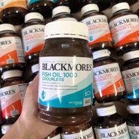 Viên uống dầu cá Blackmores Odourless Fish Oil 1000mg 400 viên , không mùi viên to Dầu Cá