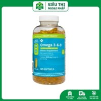 Viên Uống Dầu Cá bổ sung OMEGA 369 MEMBER'S MARK Supports Heart