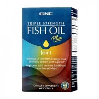 Viên uống dầu cá bổ tim mạch GNC Triple Strength Fish Oil Plus 60 viên