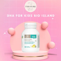 Viên Uống Dầu Cá DHA For Kids Bio Island Hỗ Trợ Sức Khỏe Não Bộ Và Hệ Thần Kinh Cho Bé, DHA Dạng Viên 60 Viên