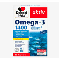 Viên uống dầu cá Doppelherz Aktiv Omega-3 1400, 30 viên