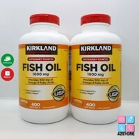 Viên uống dầu cá Fish Oil 400 viên Omega3 1000mg chứa DHA từ USA