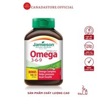 Viên uống dầu cá fish oil Omega 369 200viên Jamieson nội địa Canada