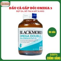 Viên Uống Dầu Cá Gấp Đôi Omega-3  Blackmores Omega Double High Strength Fish Oil  Hộp 90v