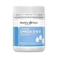 Viên uống dầu cá Healthy Care Ultimate Omega-3-6-9 của Úc, 200 viên