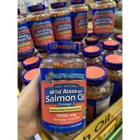 viên uống dầu cá hồi salmon 210v pure alaska omega-3 wild alaskan salmon oil 1000mg 210 viên của mỹ