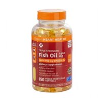 Viên uống dầu cá Member’s Mark Fish Oil 1400mg Omega-3 900mg Triple Strength