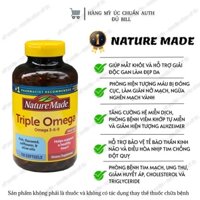 Viên uống dầu cá Nature Made ® Triple Omega 369 150 viên