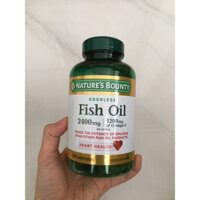 VIÊN UỐNG DẦU CÁ - NATURE'S BOUNTY FISH OIL 2400mg | 1200mg omega 3 và 1200mg| 360mg omega 3