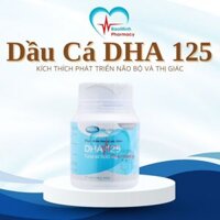 Viên Uống Dầu Cá Ngừ DHA 125 Bổ Sung DHA Kích Thích Phát Triển Não Bộ Và Thị Giác Chai 30 Viên