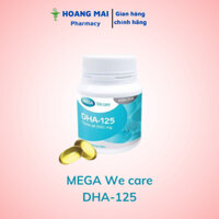 Viên uống dầu cá ngừ, DHA 125 Mega wecare bổ sung dha giúp trẻ tăng cường sức đề kháng, sáng mắt, thông minh