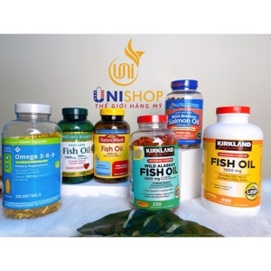 Viên uống dầu cá Omega 3-6-9 Supports Heart Health 1600mg 325 viên