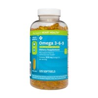 Viên uống dầu cá Omega 3-6-9 Member's Mark Supports Heart Health 325 viên của Mỹ