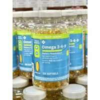 Viên uống dầu cá Omega 3 6 9 Supports Heart Health 1600mg 325 viên của Mỹ  Nguồn : https://xachtaynhat.net/products/omeg
