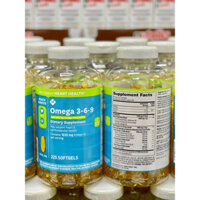 Viên uống dầu cá Omega 3-6-9 Member’s Mark Supports Heart Health 325 viên