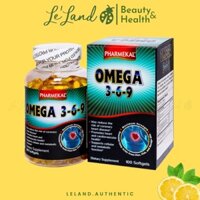 Viên Uống Dầu Cá Omega 3-6-9 PHARMEKAL Hộp 100 Viên