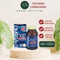 Viên uống dầu cá Omega 3 bổ mắt bổ não Orihiro Nhật Bản 180 viên