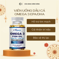 Viên uống dầu cá Omega 3 EPA DHA Alliwise  hỗ trợ tim mạch, trí não, thị lực và hệ miễn dịch