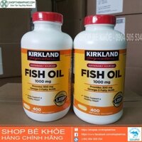 Viên uống dầu cá Omega 3 Fish Oil 1000mg Kirkland