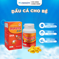 Viên Uống Dầu Cá Omega 3 Kids Meracine Giúp Trẻ Phát Triển Trí Não, Tăng Cường Thị Lực 60 Viên/Hộp