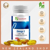 Viên uống dầu cá omega 3 Nhập khẩu New Zealand NZ Pure Health Omega 3 (100 viên)