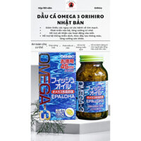 Viên uống dầu cá Omega-3 Nhật Bản, Orihiro Fish Oil tốt cho mắt, tim mạch, não - Hộp 180v