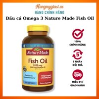 Viên uống Dầu cá Omega 3 Nature Made Fish oil 1200mg hộp 100 viên - Hàng Mỹ Giá Sỉ