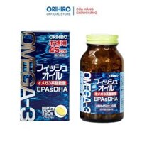 Viên Uống Dầu Cá Omega-3 Orihiro Hỗ Trợ Tim Mạch , BỔ MẮT 180 Viên