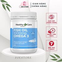 Viên Uống Dầu Cá Omega 3 Healthy Care Fish Oil Úc 400 Viên