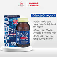 Viên Uống Dầu Cá Omega 3 Orihiro Nhật Bản - Hỗ Trợ Não Bộ, Tim Mạch, Thị Lực 180 Viên
