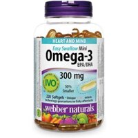 Viên Uống Dầu Cá Omega-3 Webber Naturals Mini 300mg EPA/DHA