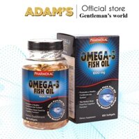 Viên Uống Dầu Cá Pharmekal Bổ Sung Omega 3 - Hộp 100 Viên Omega 3 Fish Oil 1000mg